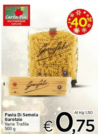 Crai Pasta di semola offerta