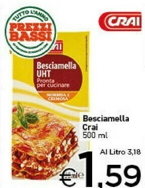 Crai Besciamella offerta
