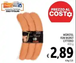 Spazio Conad Würstel fein wurst CITTERIO offerta