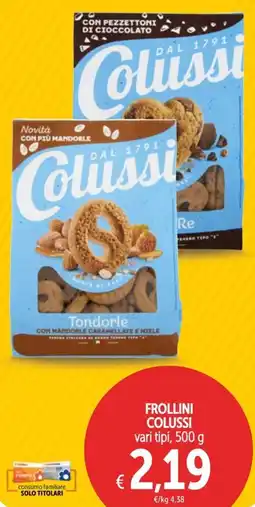 Spazio Conad Frollini COLUSSI offerta
