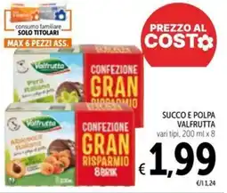 Spazio Conad Succo e polpa VALFRUTTA offerta