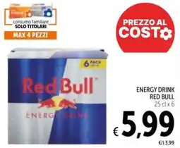 Spazio Conad Energy drink RED BULL offerta