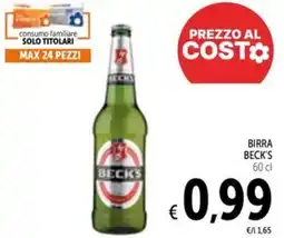 Spazio Conad Birra BECK'S offerta
