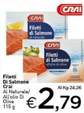 Crai Filetti di salmone offerta