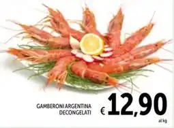 Spazio Conad Gamberoni argentina decongelati offerta