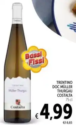 Spazio Conad Trentino doc müller thurgau COSTALTA offerta