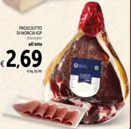 Spazio Conad Prosciutto di norcia igp disossato offerta