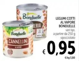 Spazio Conad Legumi cotti al vapore BONDUELLE offerta