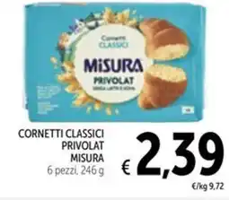 Spazio Conad CORNETTI CLASSICI PRIVOLAT MISURA offerta
