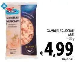Spazio Conad Gamberi sgusciati ARBI offerta