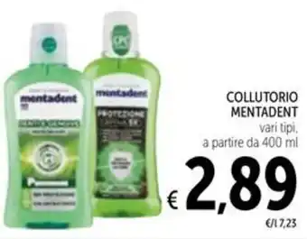 Spazio Conad Collutorio MENTADENT offerta