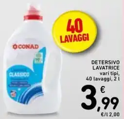Spazio Conad Conad detersivo lavatrice offerta