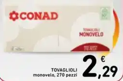 Spazio Conad Conad tovaglioli monovelo offerta