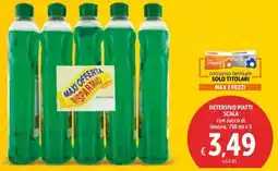 Spazio Conad Detersivo piatti scala con succo di limone offerta