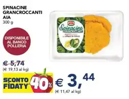 Esselunga Spinacine grancroccanti AIA offerta