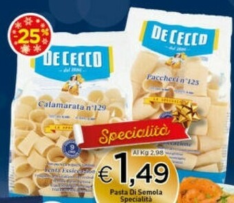 Crai Pasta di semola offerta