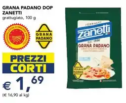 Esselunga Grana padano dop zanetti grattugiato offerta