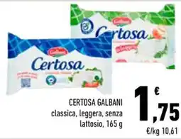 Conad City Certosa galbani classica, leggera, senza lattosio offerta