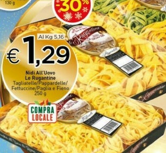 Crai Pasta all'uovo offerta