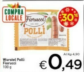 Crai Wurstel di pollo offerta