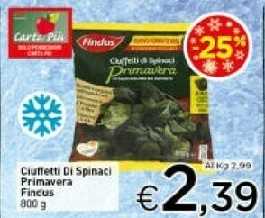 Crai Spinaci offerta