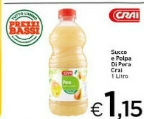 Crai Succhi di frutta offerta
