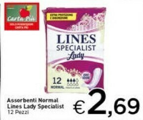 Crai Assorbenti lines offerta