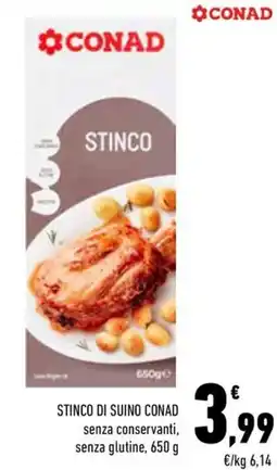 Conad City Stinco di suino conad senza conservanti, senza glutine offerta