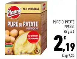 Conad City Pure' di patate PFANNI offerta