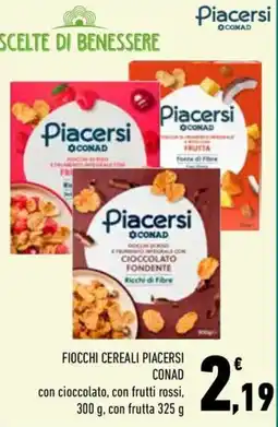 Conad City Fiocchi cereali piacersi CONAD offerta