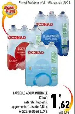 Conad City Fardello acqua minerale CONAD offerta