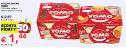 Esselunga Yogurt intero yomo 100% latte italiano, caffè o agrumi offerta