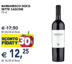 Esselunga Barbaresco docg sette cascine offerta