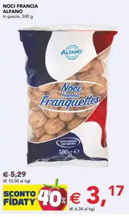 Esselunga Noci francia alfano in guscio offerta