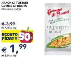 Esselunga Arachidi tostate gemme di bontà non salate offerta