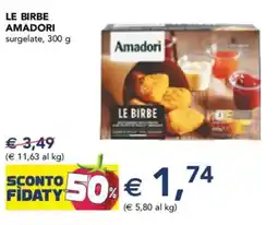 Esselunga Le birbe amadori surgelate offerta