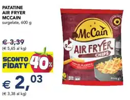Esselunga Patatine air fryer mccain surgelate offerta
