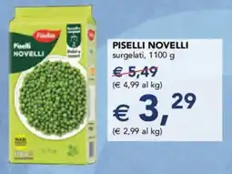 Esselunga Findus Piselli novelli surgelati offerta