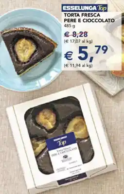 Esselunga Esselunga top torta fresca pere e cioccolato offerta