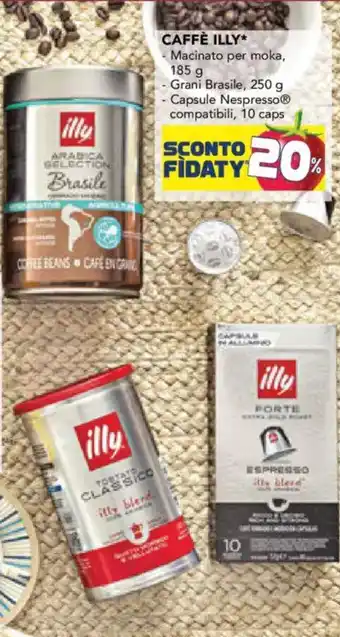 Esselunga Caffè ILLY offerta