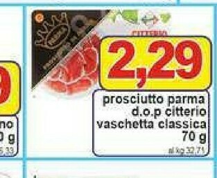Pewex Prosciutto di parma offerta