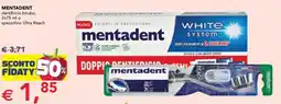 Esselunga Mentadent dentifricio bitubo e spazzolino ultra reach offerta