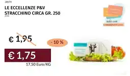 Prezzemolo e Vitale Le eccellenze p&v stracchino circa offerta