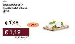 Prezzemolo e Vitale Sole nuvoletta mozzarella offerta