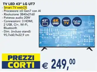 TV LED 43" LG UT7