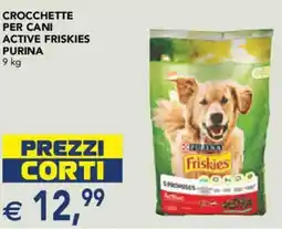 Esselunga Crocchette per cani active friskies PURINA offerta
