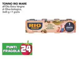 Esselunga Tonno rio mare all'olio extra vergine di oliva biologico offerta