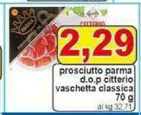 Pewex Prosciutto di parma offerta