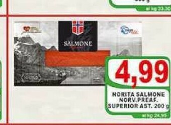 Top Supermercati Salmone affumicato offerta