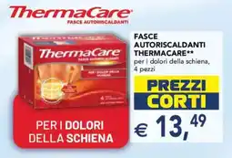 Esselunga Fasce autoriscaldanti thermacare per i dolori della schiena offerta